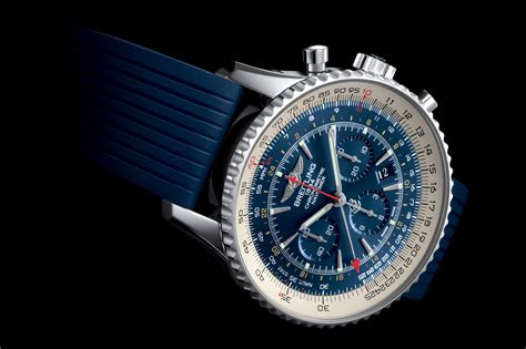 breitling aurora blue